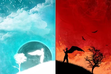 Angel Vs Devil Wallpapers