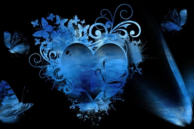 Blue Hearts Wallpapers