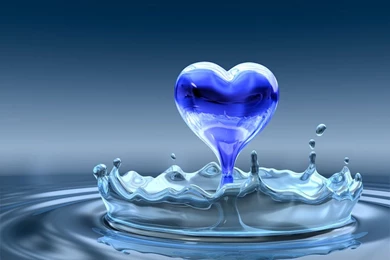 Blue Heart Wallpapers   Wallpapers Cave