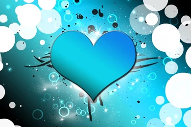 Blue Heart Love Wallpapers