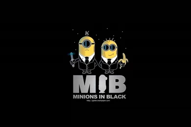 Minions In Black Movie Wallpapers