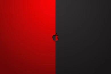HD Black And Red Apple Computer Wallpapers   HiReWallpapers 8438