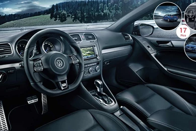 2014 Volkswagen Golf R Cabriolet   Interior