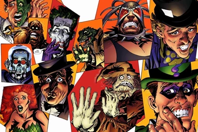 BATMAN VILLAINS WALLPAPER (