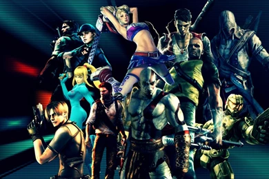 Characters From Different Games Wallpapers By AracnoGamer On DeviantArt