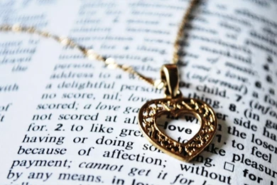 Pendant Heart Book Love Wallpapers