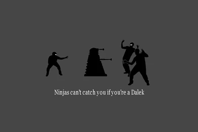 Daleks Doctor Who Ninjas Cant Catch You If Wallpapers   (