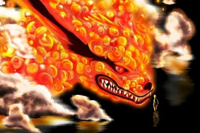 KYUUBI CONFRONTATION WALLPAPER   (