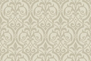 Fleur De Lis Scroll Stencil   Traditional   Wall Stencils   By ...