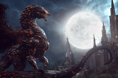 Castlevania Monster Moo Light Castle Flame Wallpapers