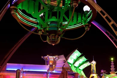 Where In Walt Disney World? » Blog Archive » Tomorrowland At Night ...