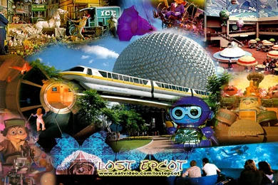 LOST EPCOT   Downloads   Wallpapers   Epcot Collage