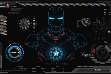 DeviantArt: More Like JARVIS + SHIELD Interface : Rainmeter Theme ...