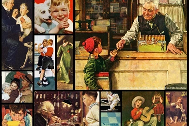 My Free Wallpapers   Artistic Wallpapers : Norman Rockwell