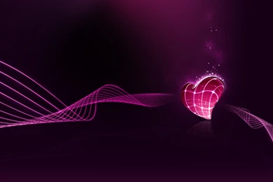 Dark Pink Heart Photo By DevilsDaughter333