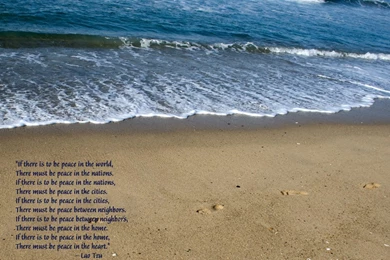 Wallpapers With Peace Quote By Lao Tzu  Free Wallpapers From SL ...