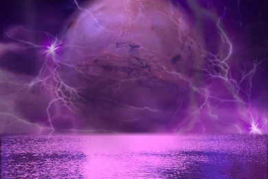 Purple Lightning Artwork