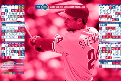 Philadelphia Phillies 2015 MLB Season Schedule Wallpapers
