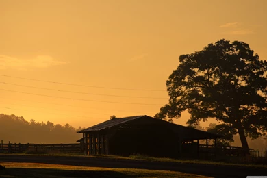 Download Barn Sunrise Wallpapers   Wallpapers Widest