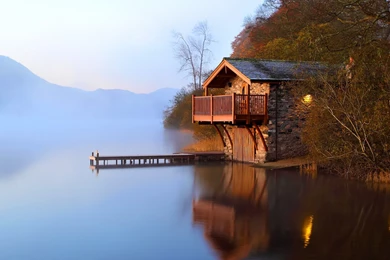 Lake Barn Desktop Wallpapers 13511 1920x1080   UMad.com