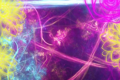 Neon Flower Wallpaper.s HD – Glow.ing Background.s Maker And ...