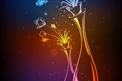 Neon Flower Wallpapers   Android Apps And Tests   AndroidPIT