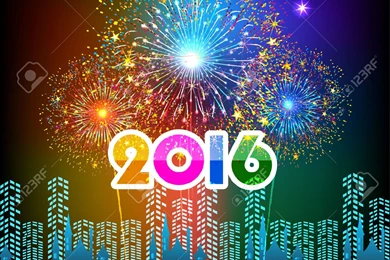 Happy New Year 2016 With Fireworks Wallpapers For Desktop Best HD ...