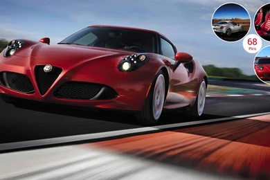 2014 Alfa Romeo 4C Front