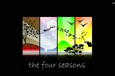 The Four Seasons, Winter, Spring, Autumn, Fall, Summer, Artistic ...