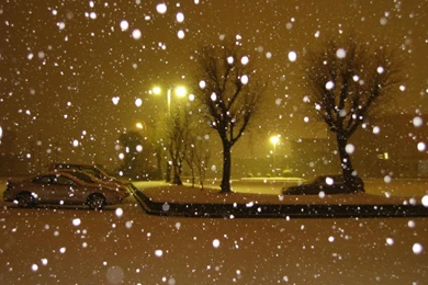 Snowfall At Night Wallpapers