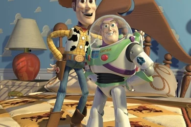 Buzz Lightyear And Woody Everywhere   Wallpaper.