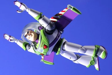 Buzz Lightyear Flying Scene   Wallpaper.