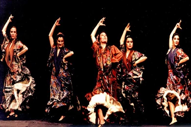 Wallpapers Flamenco Dancers People Dance Art Print Poster With ...