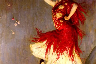 A Flamenco Dancer   German Art Wallpapers Image