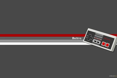 Download Retro NES Controller Widescreen Wallpaper—Free Wallpapers