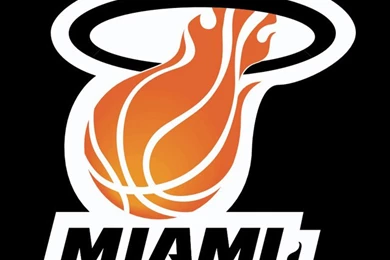 IWallpapers   Simple Miami Heat Black Backgrounds