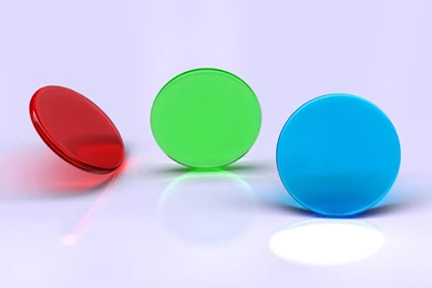 Desktop Wallpapers · Gallery · 3D Art · Red Green Blue