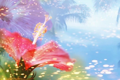 Fantasy CG Backgrounds Flower Wallpapers