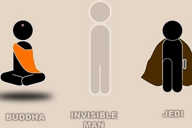 Jedi Buddha Invisible Man Wallpapers