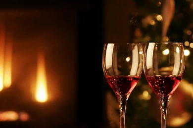 Download Wallpapers 2560x1024 Wine, Celebration, Food, Table Dual ...