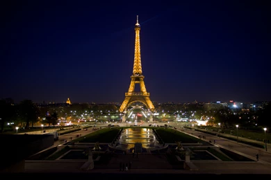 Eiffel Tower Wallpapers At Night