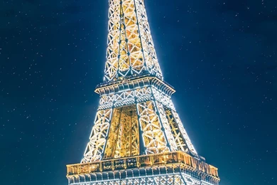 Eiffel Tower Night View HD Samsung Galaxy S4 Wallpapers