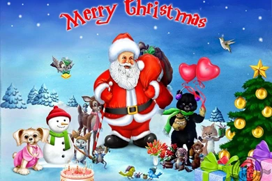 Merry Christmas HD Desktop Wallpapers Free Download For Laptop ...