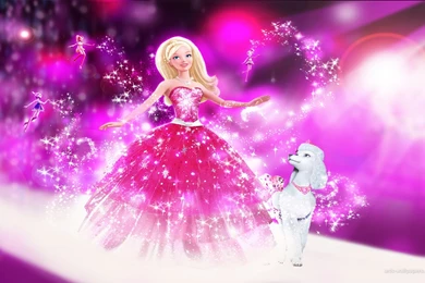 HD Cute Pink Barbie PC Wallpapers Full Size   HiReWallpapers 10385