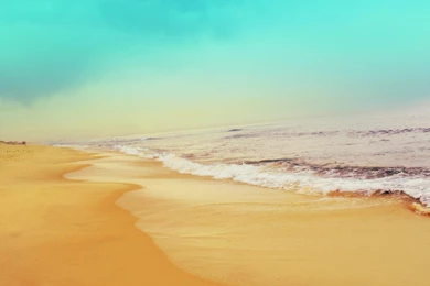 Sunny Beach Under Azure Sky >> HD Wallpaper, Get It Now!