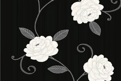 NEW PUCCINI FLORAL TRAIL METALLIC LEAF HIGHLIGHTS FLOWER MOTIF ...