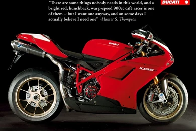 1098+hunter S Thompson Quote Wallpapers   Ducati Pictures Images ...