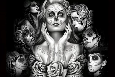Sugar Skull Girls Computer Wallpapers, Desktop Backgrounds ...