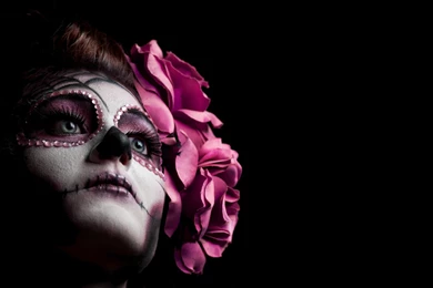 Top Pink Sugar Skull Backgrounds Wallpapers