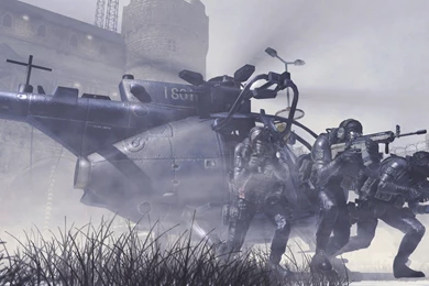 1920x1080 The Gulag, Mw2, Host, Ghost, Call Of Duty, Helicopter ...